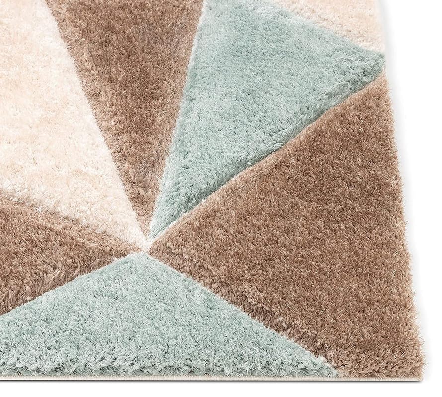 Image of Shaggy Rug for Bedroom Living Room 3X5 FEET Fluffy Plush Area Carpet with Non Slip Backing, Modern Cozy Floor Rug for Home Decor and Comfort (Pistacia)