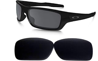 Galaxy Replacement Lenses For Oakley Turbine Black Polarized 100%UVAB