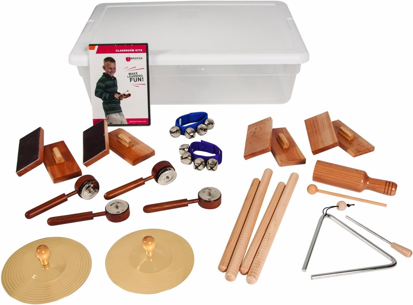 Westco 15-Player/26-Piece Elementary Musical Rhythm Kit (Age 3+)