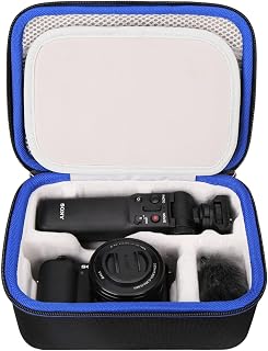 Mchoi Travel Case for Sony Alpha ZV-E10 / ZV-1 / ZV-1F / ZV-1 II Vlog Camera, Protective Case Fits Vlogger Accessory Kit, Tripod and Microphone