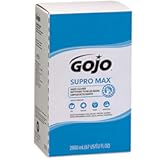GOJO Industries 7272-04 2000 mL Refill SUPRO MAX Lotion Hand Cleaner, English, 15.34 fl. oz., Plastic, 8.8" x 3.6" x 5.1"
