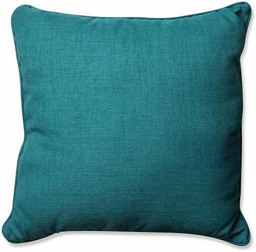 Vista 109 de Pillow Perfect - Cojín cuadrado para asiento de esquina para exteriores o interiores, color cobalto