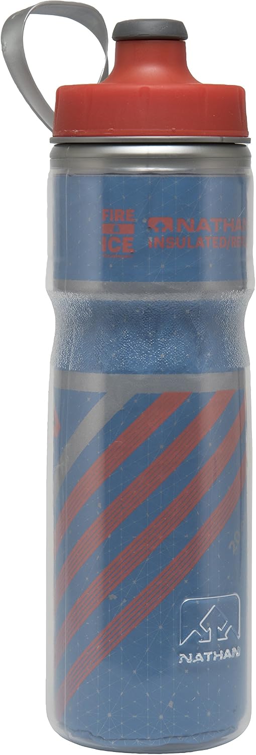 Nathan Unisex's Fire And Ice 2 Bottle, Methyl Blue, 20 oz/600 ml