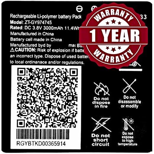 ZT-GY974745 Battery 3000mAh