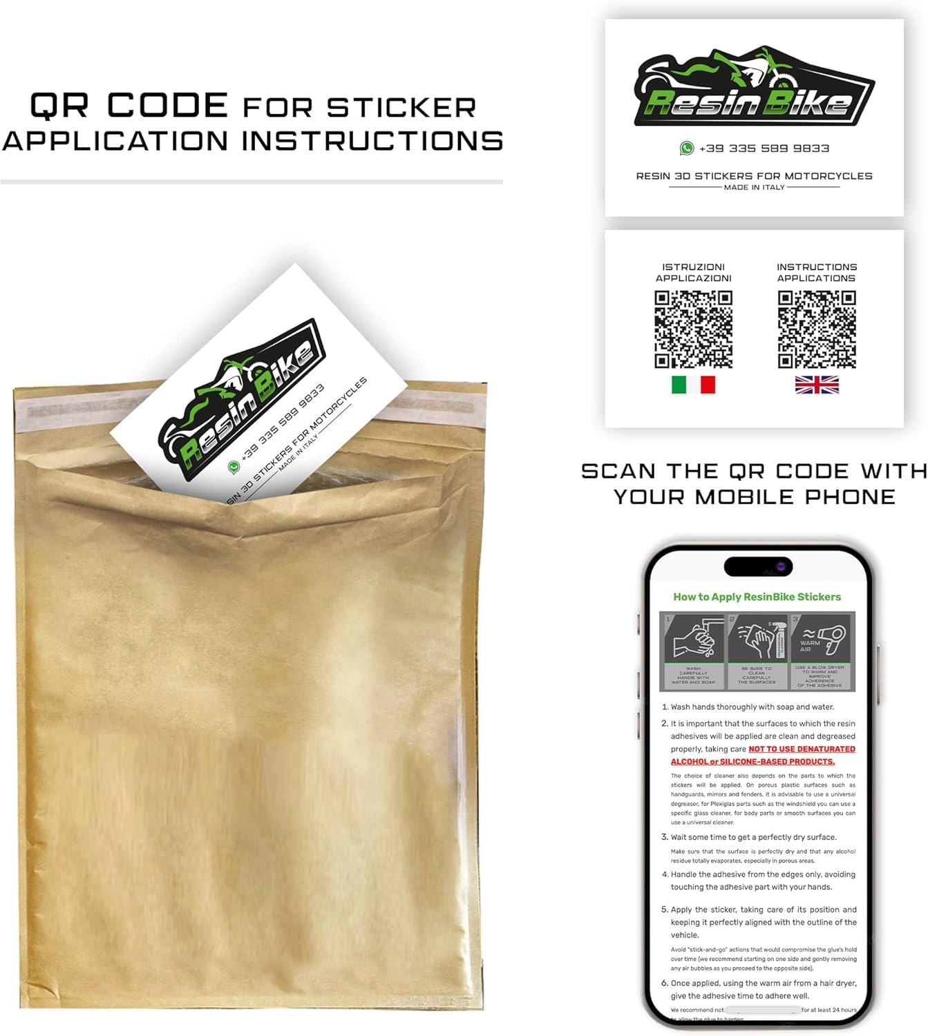 Resin Bike Motorcycle 3D Stickers Compatible with Honda Africa Twin CRF 1100 L 2020-2025. Complete Bags Panniers Protection from Bumps and Scratches. Resin Stickers - Gadget Moto
