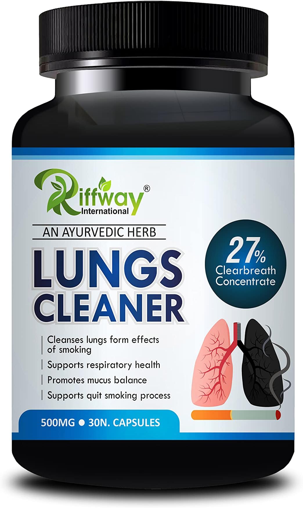 Lungs Cleaner Health Pills | Lungs Capsule For Smoking Detox Lungs (Pack Of 1, 30 capsule)