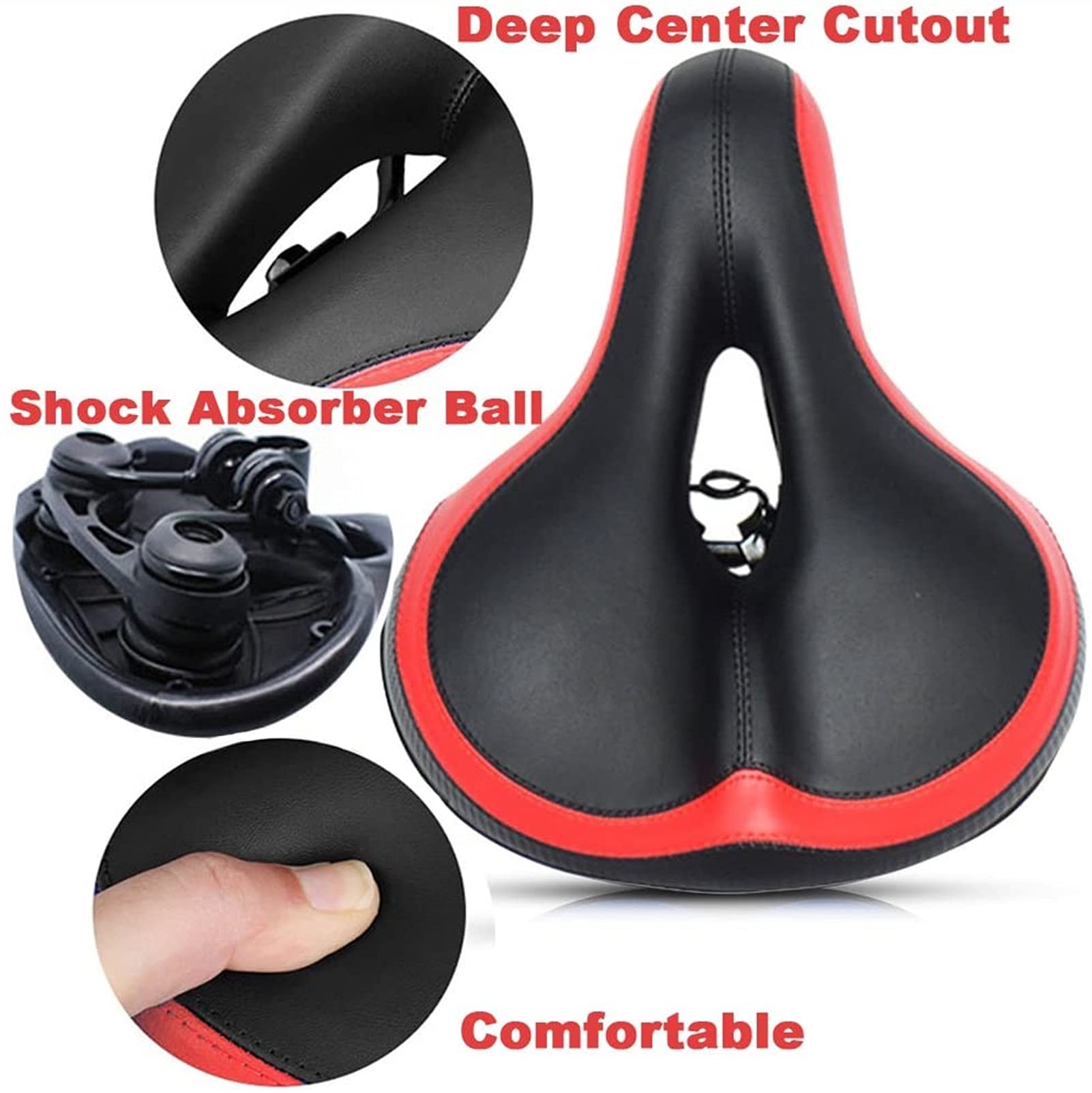 Dzieci Siodka Siedzenia Rowerowe Mały Wózek Akcesoria Siedzenia Rowerowe Składane Górskie Seat Seat Siedzenia Worek (Color : Rosso)