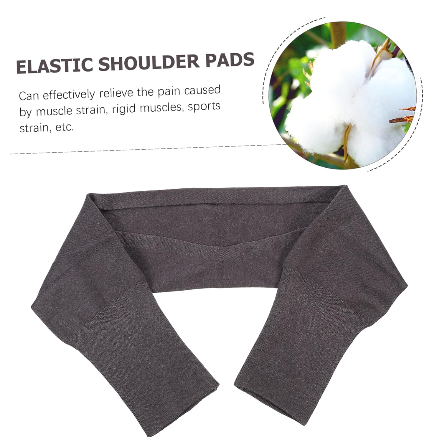 Elastic Shoulder Pad Soft Thick Cotton Shoulder Support for Sleep Warmer Cover Non-slip Pads Comfortable Mat for Women Men