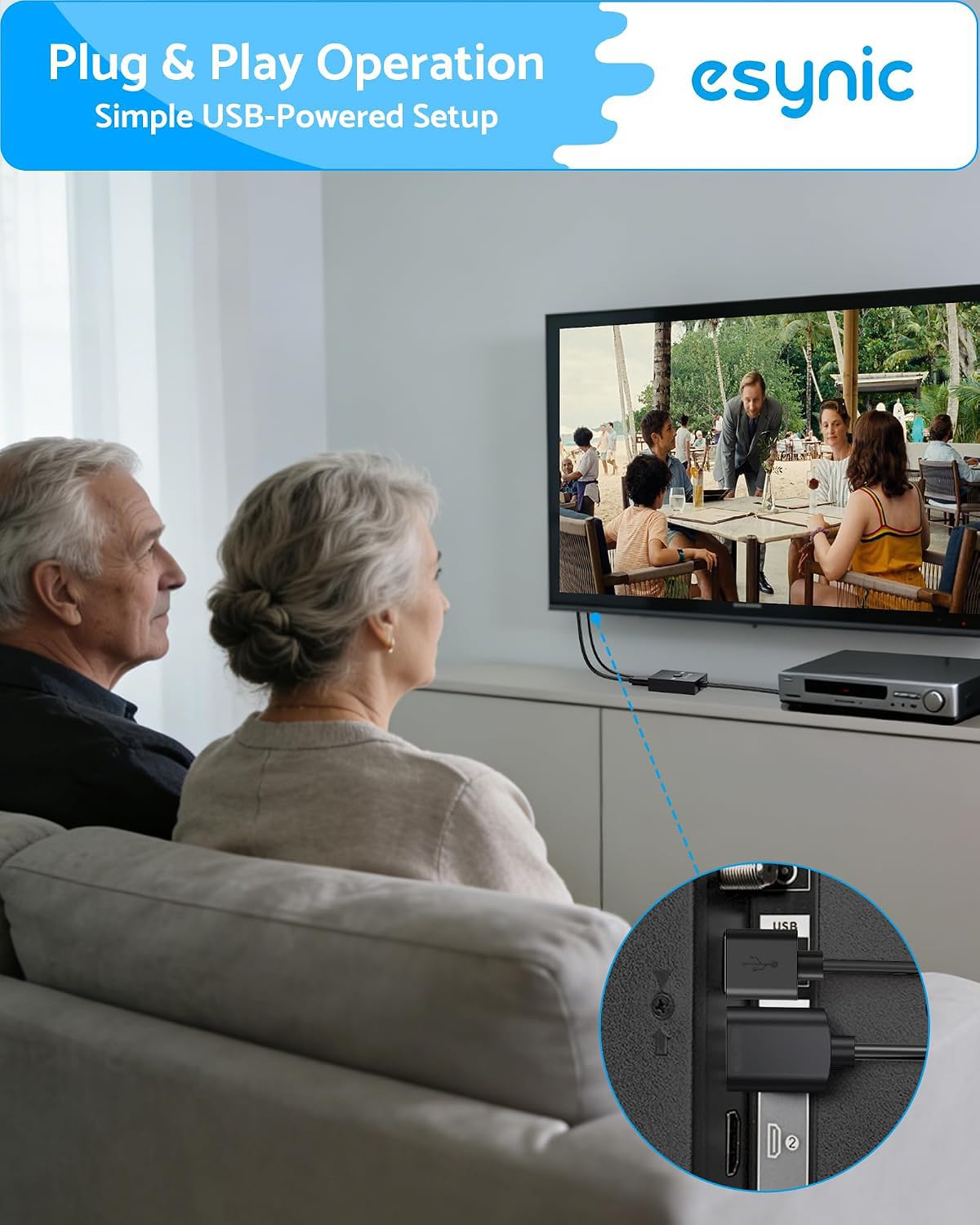 eSynic Câble convertisseur péritel vers HDMI avec commutateur 4:3/16:9, convertisseur audio vidéo 1080p pour HDTV, câble Plug & Play, prise en charge PAL/NTSC pour Wii/PS1/PS2/N64/Xbox