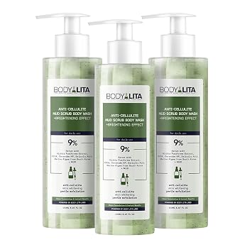 Anti Cellulite Mud Scrub Body Wash, Reduces Cellulite, Gentle Exfoliating, Improves Skin Texture, Provides a Smoother Look, 5.07 Fl Oz 3