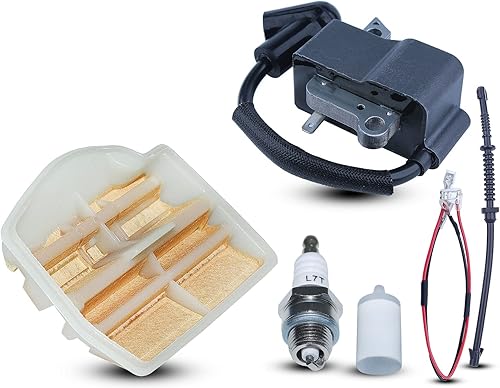 Miniatura 7 de Para Husqvarna 445 445E 450 450E para pieza de motosierra, kit de bobina de encendido, 573935701, 504571401, 544080803