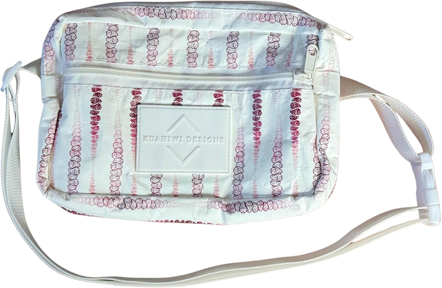 Ombré Kahelelani Fanny Pack – Water-Resistant Tyvek Belt Bag with Adjustable Strap, Multi-Pocket Waist Pack for Travel & Everyday Use