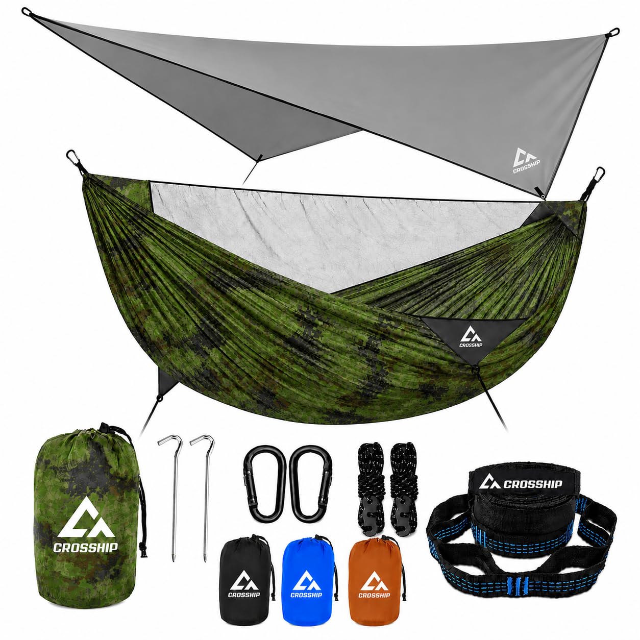 Camping Hammock Mosquito Net with Rain Fly