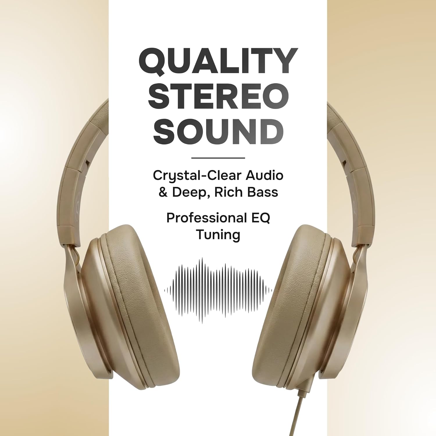 ARTIX CL750 On-Ear Headphones Wired with Mic and Volume Control — Noise Isolating Corded Over Ear Headphones with Microphone for Laptop and Computer, Plug in Headset with Cord (Aux Jack 3.5mm) - Image 2