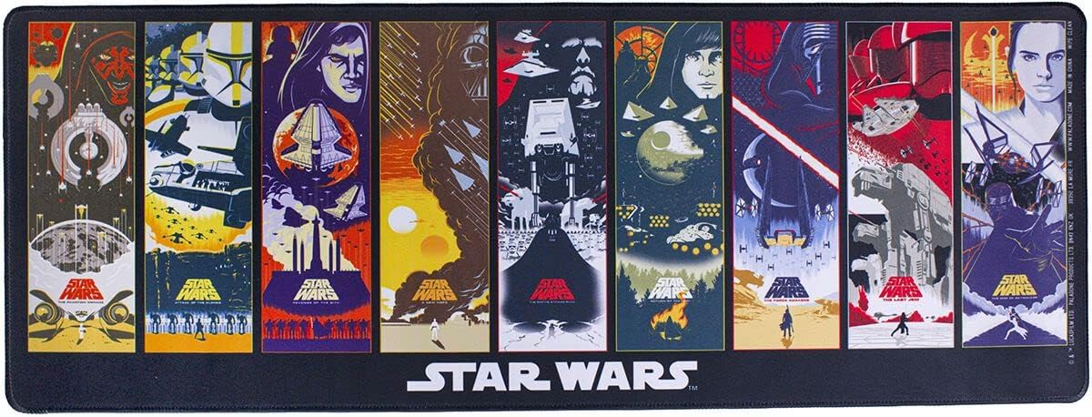 Paladone 9479 Mouse Mat & Keyboard for Office - Star Wars - Official Licensed - Increase Your Comfort on Your Computer - 79 cm x 30 cm