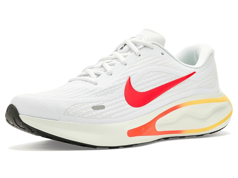 Nike Journey Run Men's Shoes White/Bright Crimson/Spruce Aura : 8.5 D - Medium, Synthetic