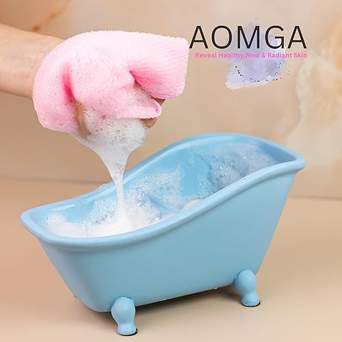 Miniatura 8 de AOMGA Exfoliante corporal paquete de 4  Exfoliante japonés para la espalda de la ducha  Paño exfoliante suave, medio suave y duro para una piel de