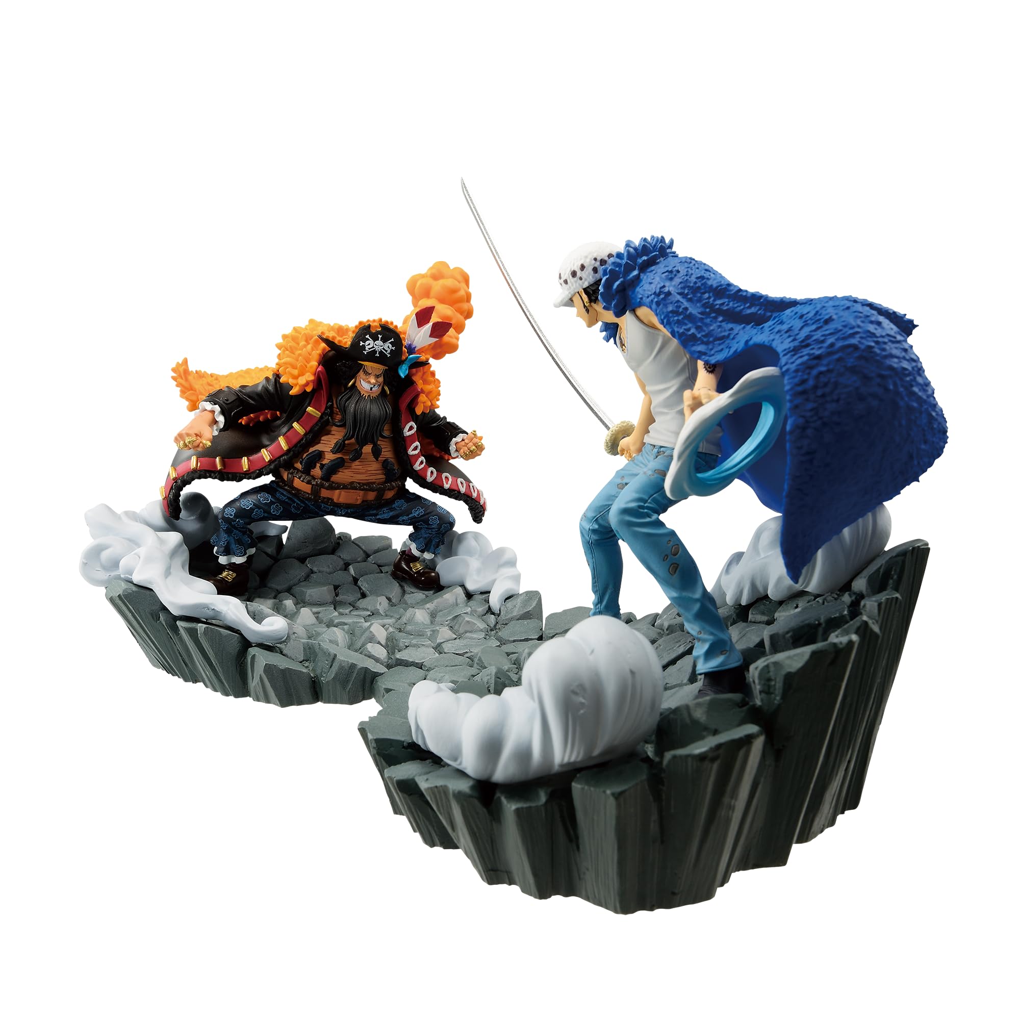 Banpresto Action Figure Trafalgar Law – One Piece Senkozekkei – Statuetta In PVC Da Collezione, 8 Cm, Multicolore