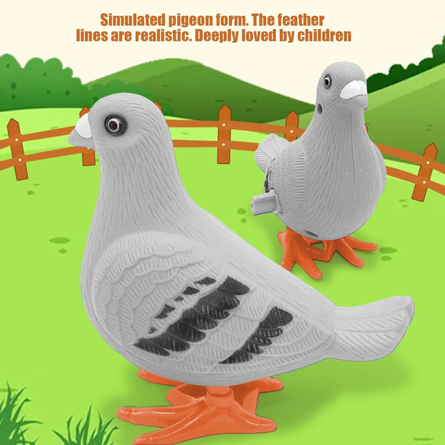 Pigeon Wind-up Toys | Funny Simulation Bird Wind-up Toy - Animal Pigeon Toys for Home, Outdoor, Park Or Traveling