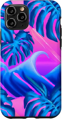 Miniatura 10 de Funda hawaiana para iPhone XR Hawaii Vaporwave Sunset Synthwave