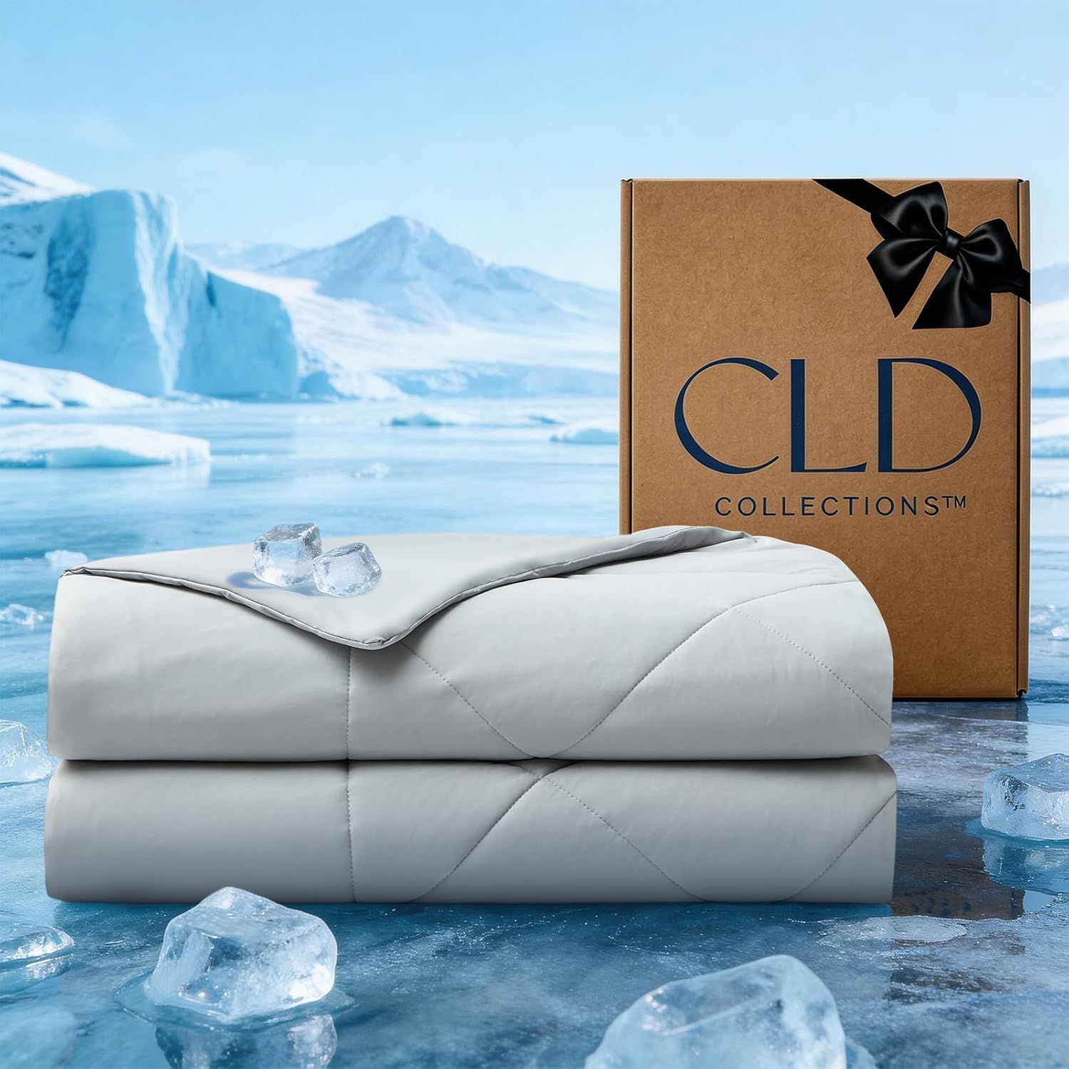 Cooling Comforter for Hot Sleepers King Size,All-Season Breathable Lightweight Blanket for Night Sweats, Soft Cool Touch for Bed, 106x90 Inches, King Size, Cool Gray