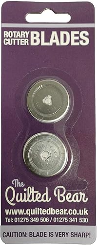 The Quilted Bear Cuchillas rotativas de 1.102 in Corte preciso y larga duración, fácil de reemplazar, cuchillas rotativas universales de repuesto