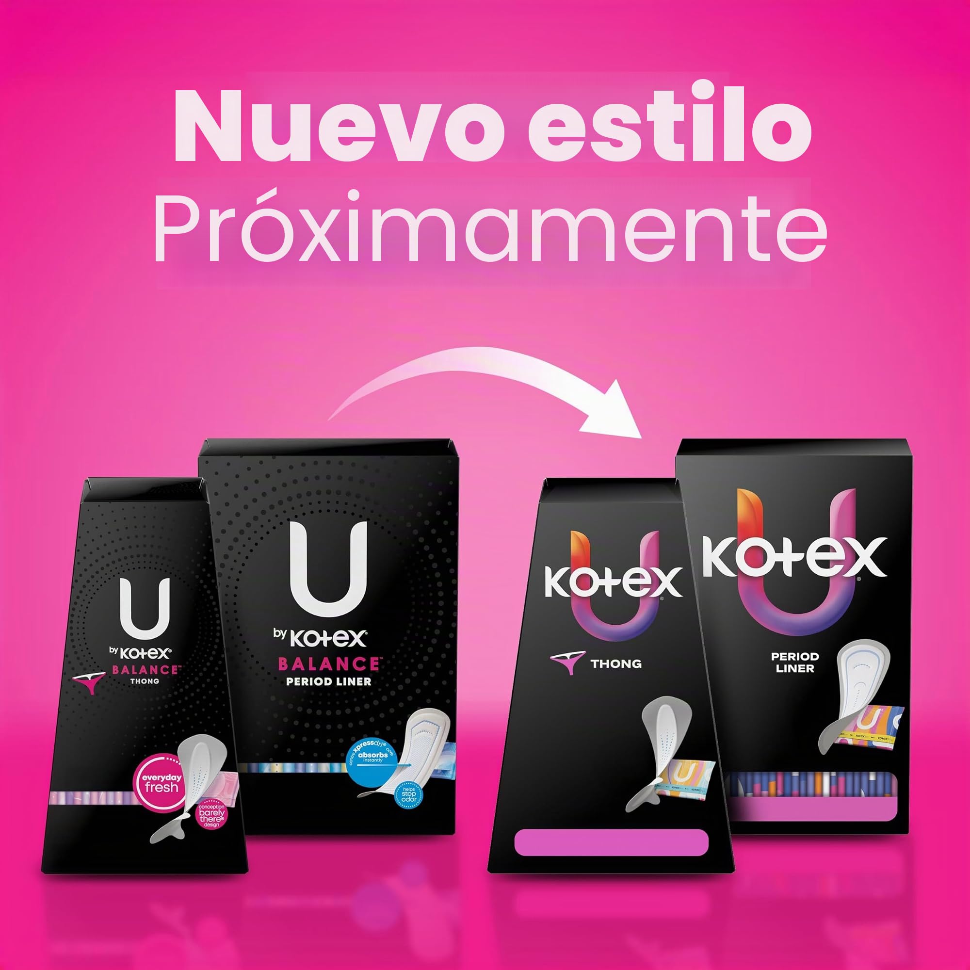 U By Kotex Barely There Thong Panty Liners, 50 Count