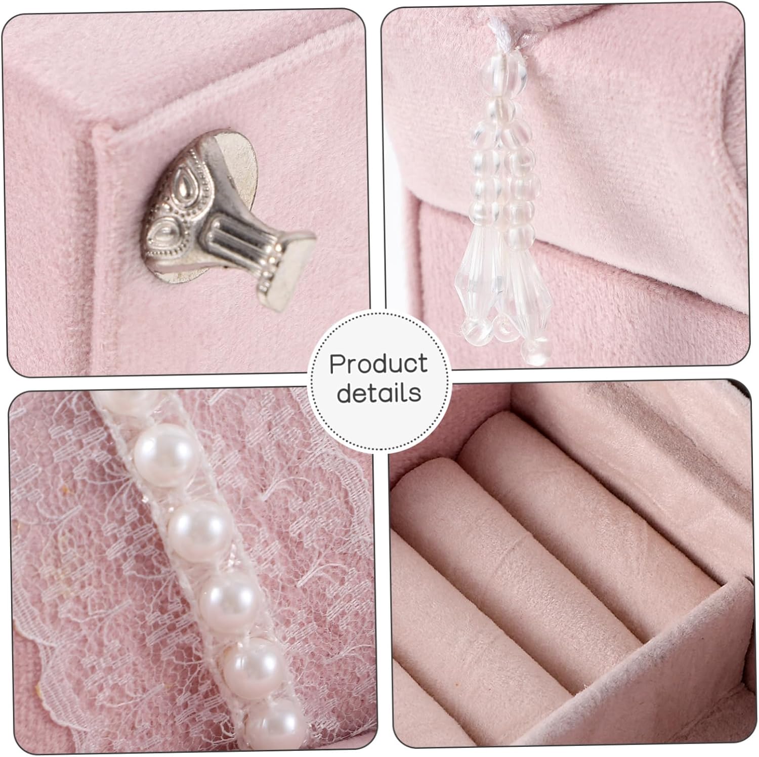 Jewelry Box Sofa Shape Beautiful Xmas Storage Organizer for Necklaces image 3