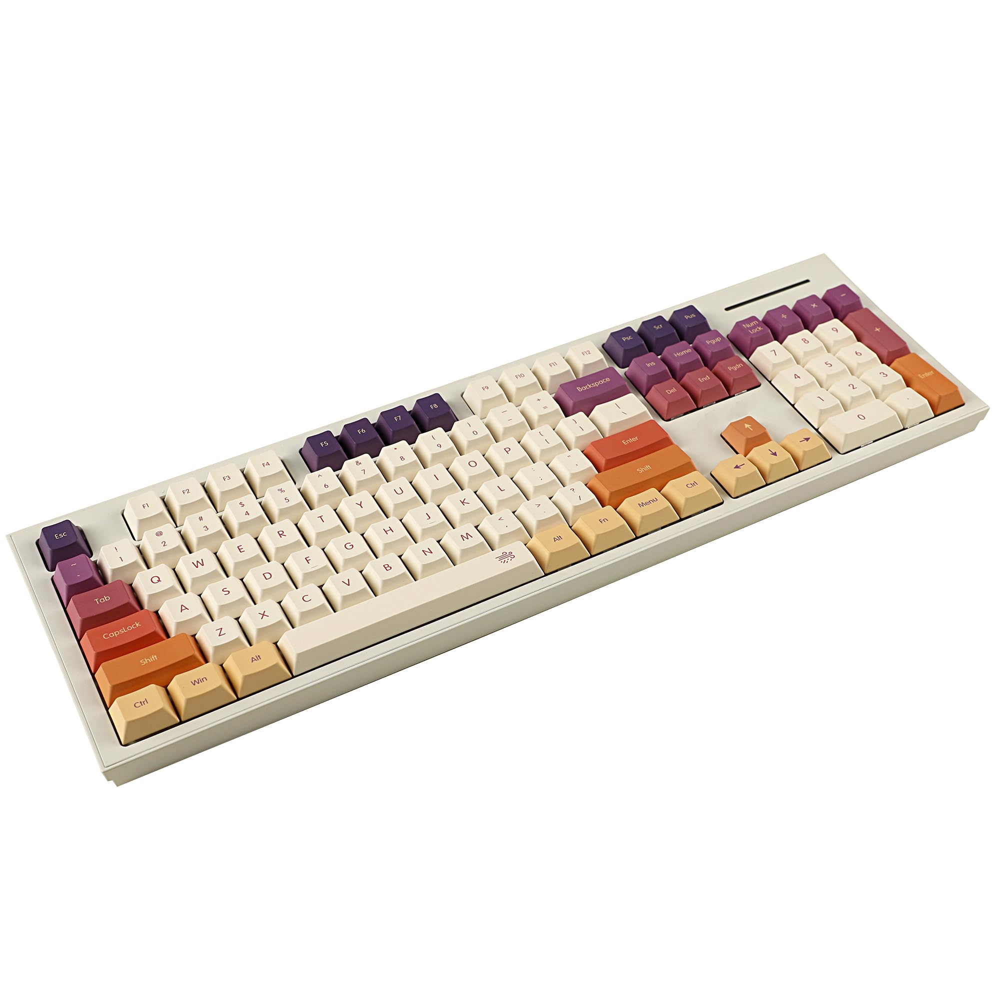 YMDK Lot de touches en PBT épais pour clavier QWERTZ AZERTY MX 1,7 mm d'épaisseur
