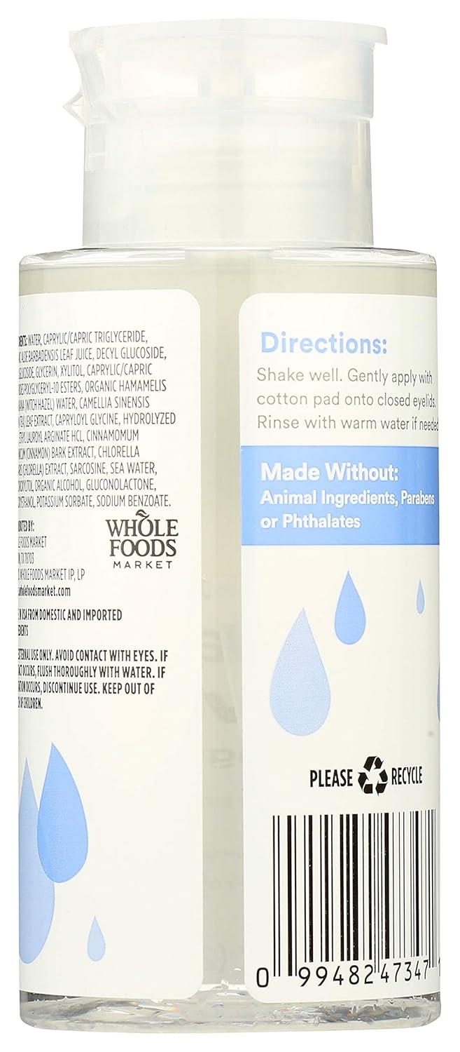 365 by Whole Foods Market, Eye Makeup Remover Waterproof, 8.45 Fl Oz : Beauty & Personal Care