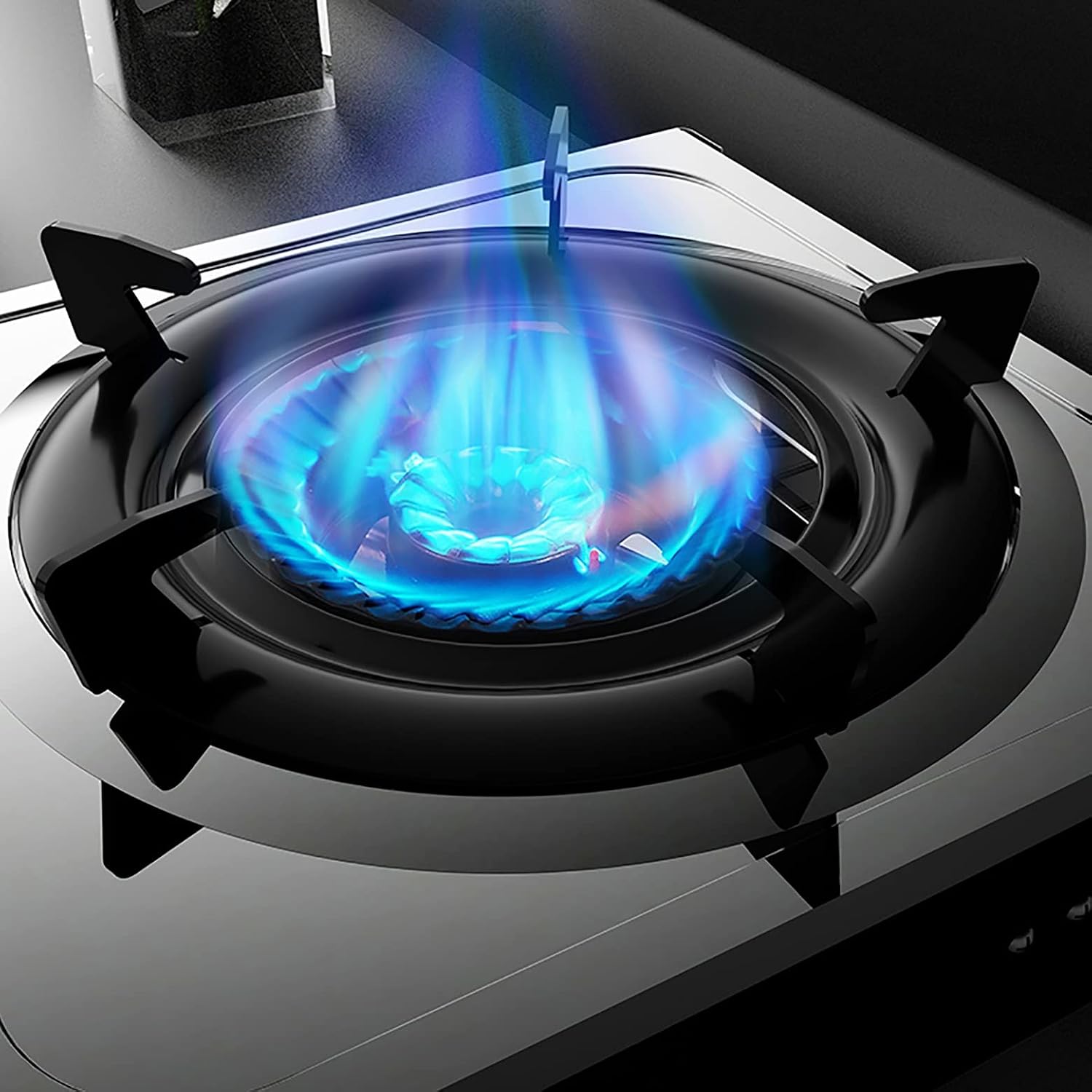 Burner Gas Cooker gas hob 4.3KW Stove For Cooking Portable Hob, For Warming Boiling Frying Simmering Home Kitchen Camping & Caravan [Energy Class A](B,NG)