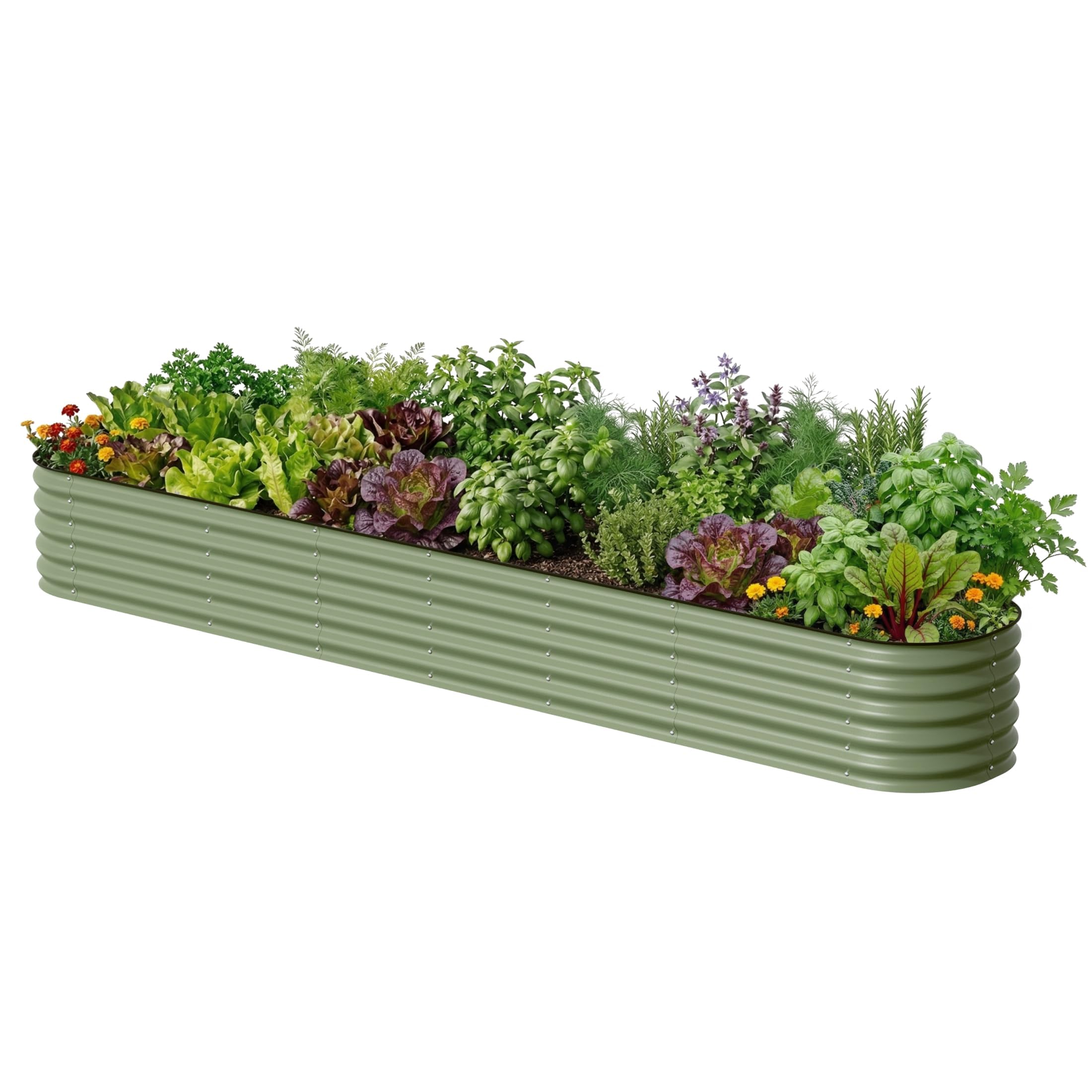 Vego garden olive green raised bed