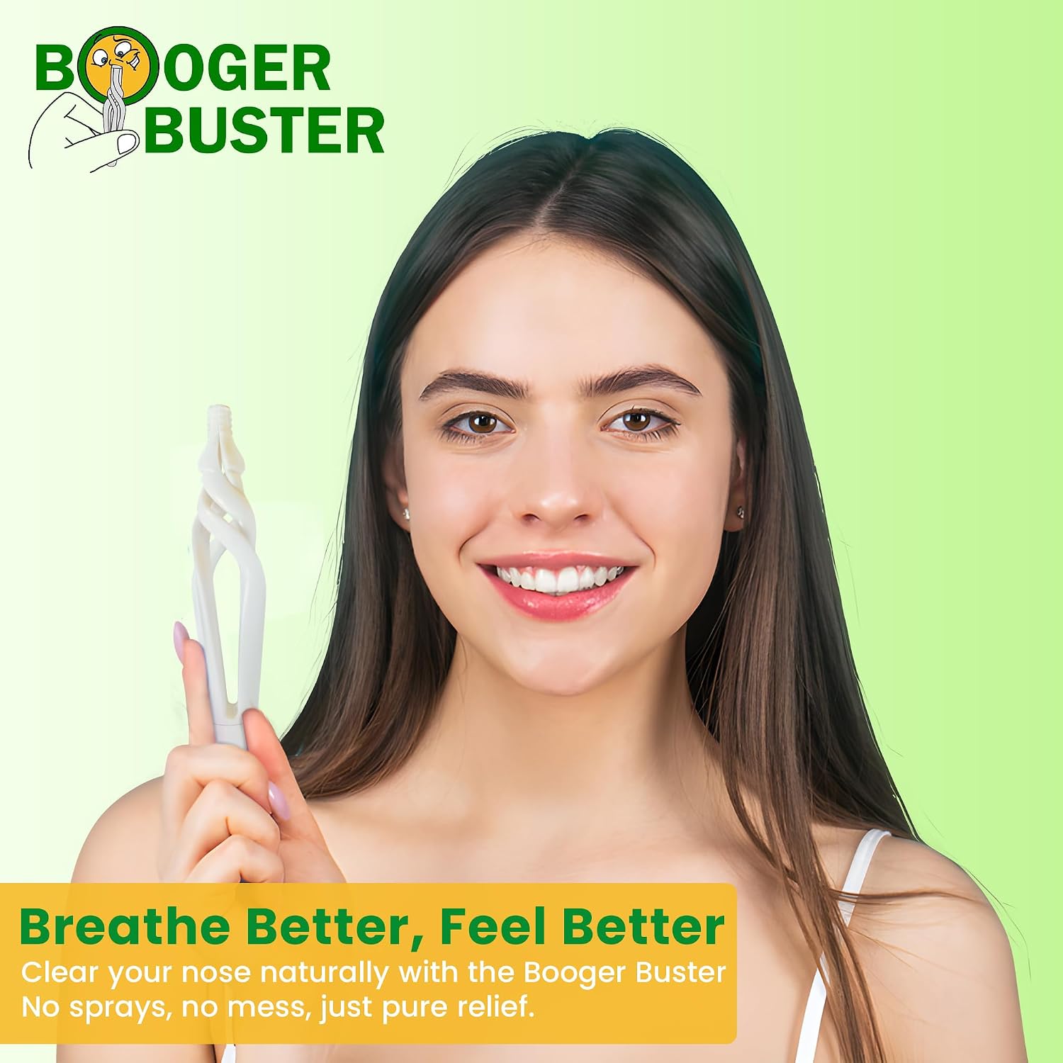 Nose Cleaner, Massaging for The Nose, Essential Cleaner, Unique Sensation, Must-Have, White