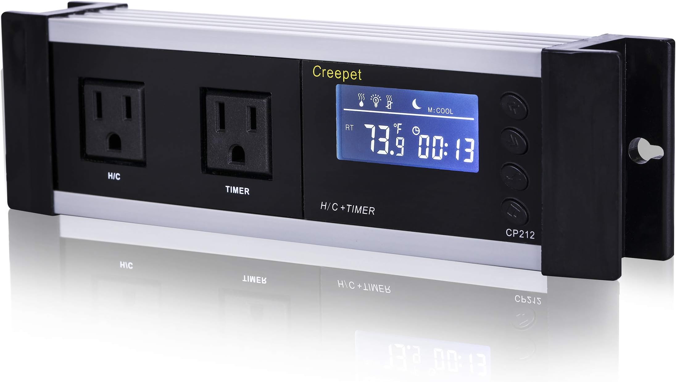 Digital Thermostat Temperature Controller and Timer for Reptiles, Amphibian,Seed Germination and Brewing,Aquarium Incubator, Ideal for Heating mat, -19 to 190 °F