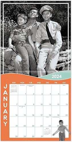 Miniatura 5 de 2024 The Andy Griffith Show Monthly Wall Calendar, 12" x 12" (DDD3712824)