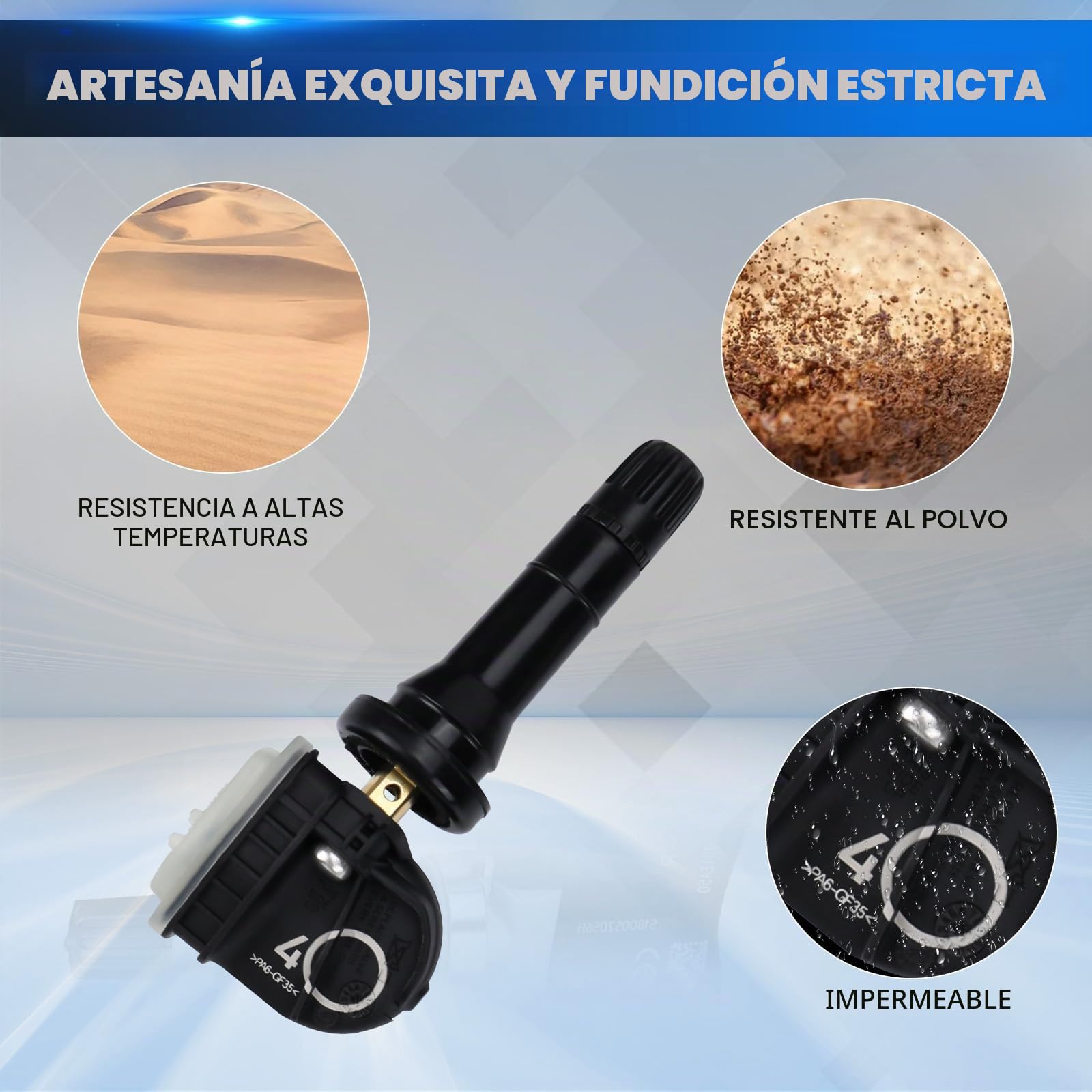 Sensor de Presión de Neumáticos Compatible con O-pel Adam Astra J K Corsa D RDKS TPMS Compatible con Corsa E Insignia B Meriva B Zafira C Astra MK VIl 7 Cadillac XT4 Chevrolet Equinox 13506028