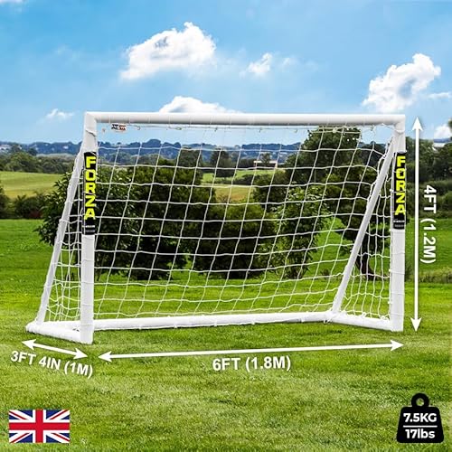 FORZA 6 x 4ft Kids Football Goal - The World’s #1 Garden Goal! | 100% UK-Made, 2 Min Setup, Unbreakable Goalpost + Target & Ball Bundle - Buy Once, Play Forever! (Goalposts Only) - Image 2