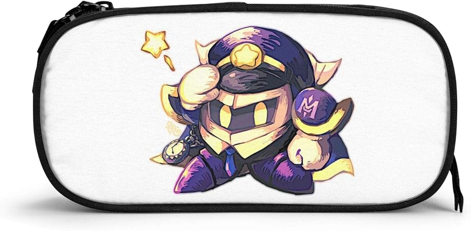 Amazon 大容量 星のカービィ メタナイト ペンケース 筆箱 ポーチ 小学生 中学生 高校生 大学生 男の子 女の子 かわいい おしゃれ 人気 キャラクター ペンケース 文房具 オフィス用品