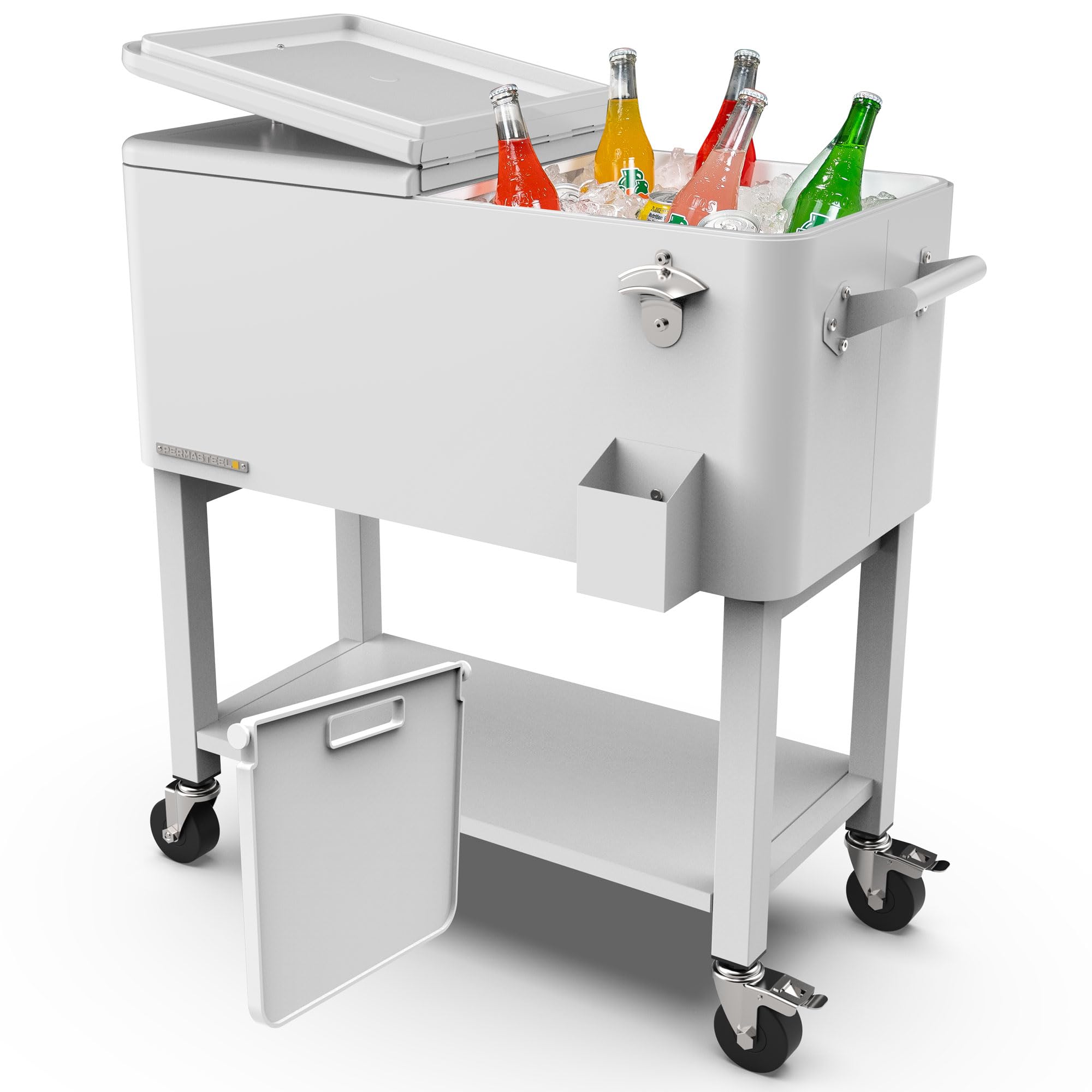 Permasteel 80QT Party Cooler Rolling