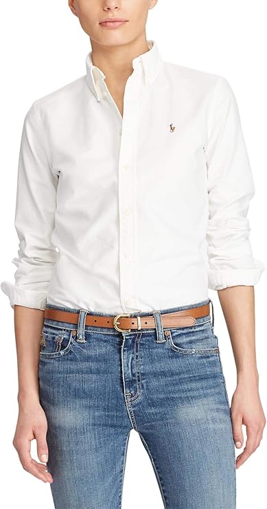 polo ralph lauren custom fit cotton oxford shirt