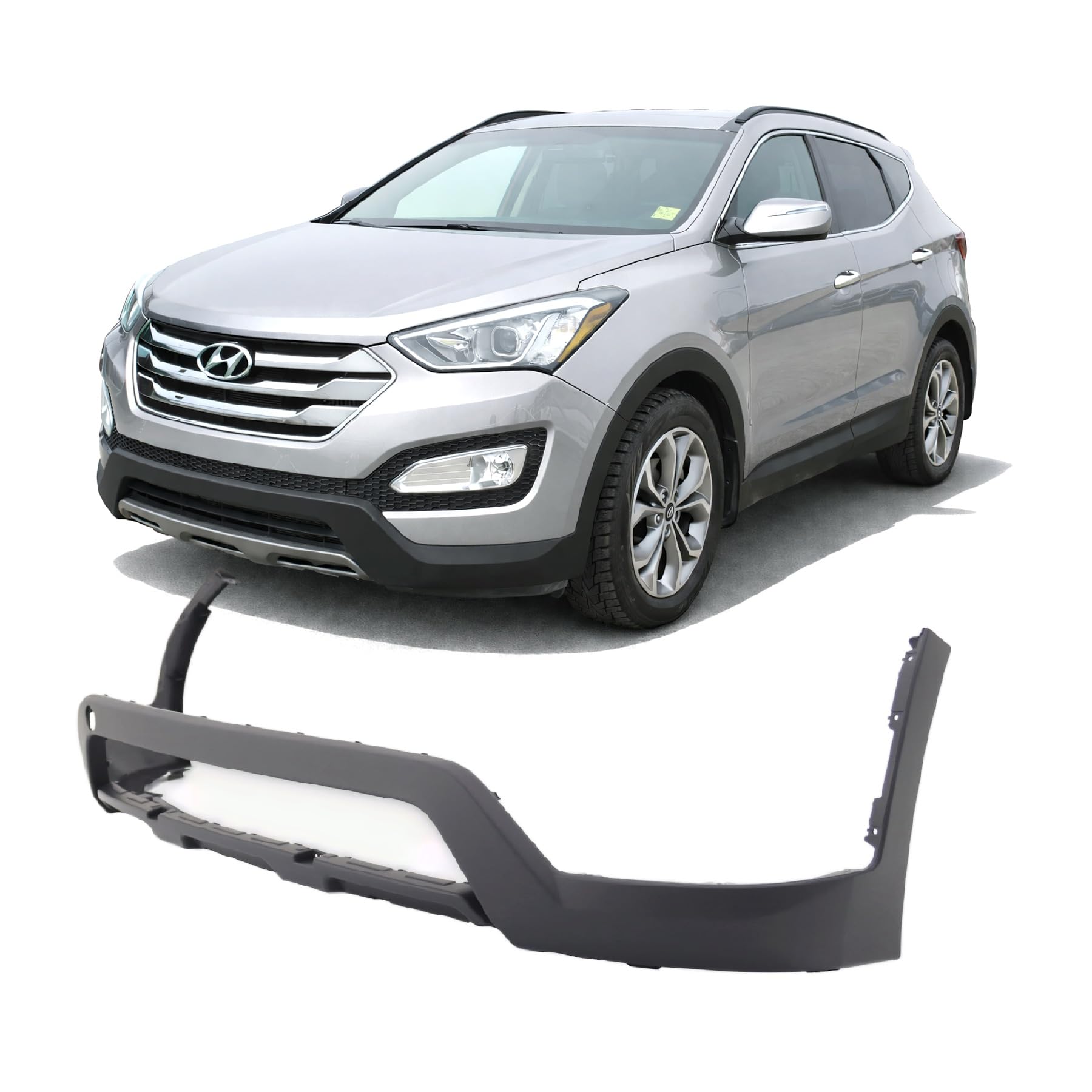 FitParts For Hyundai Santa Fe 2013–2016 Front Lower Bumper Cover