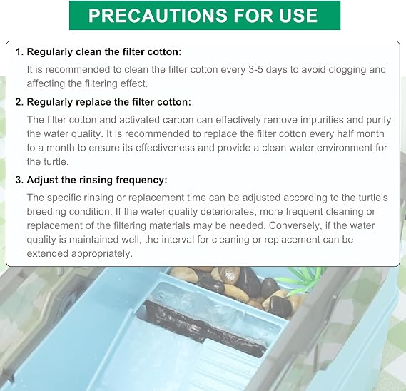 RunDuck Turtle Tank 6 Pack Filter Cartridges Filter Replacement