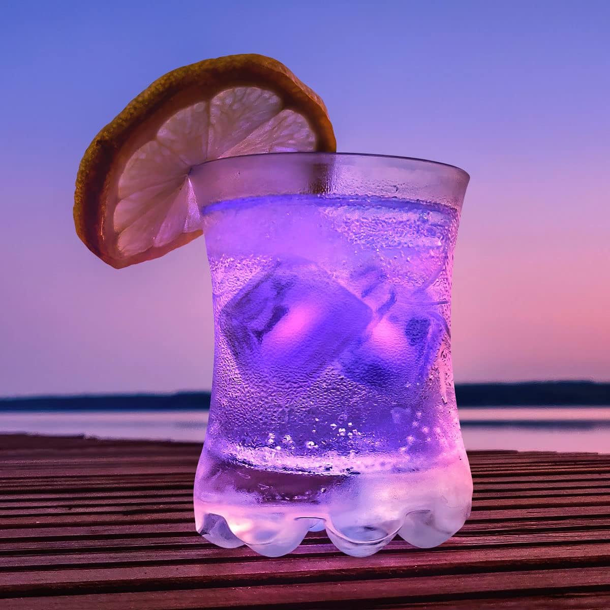 Inspiration Ice Purple Light Up Ice Cubes (Pack of 12)