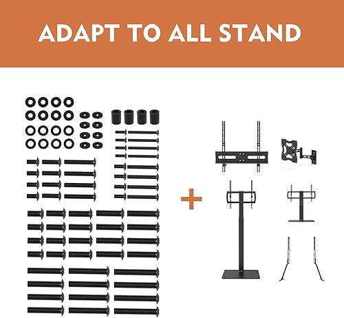 Miniatura 4 de Tornillos de montaje de TV universal Kit de instalación de TV incluye M4 M5 M6 M8, tornillos y espaciadores para Samsung, Vizio, LG, TCL, Sony,