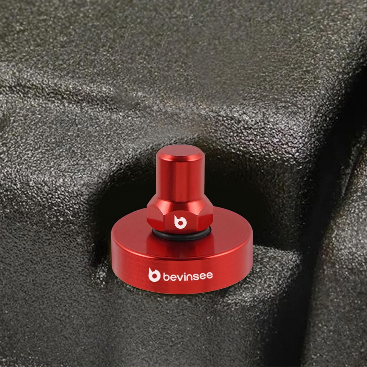 Bevinsee 16PCS Valve Cover Washer Seals Bolt Nuts Kit Compatible with Honda B series B16 B18 VTEC Engines Compatible with Civic Si 1999-2000 Prelude DOHC Compatible with Acura Integra 1990-2001 Red