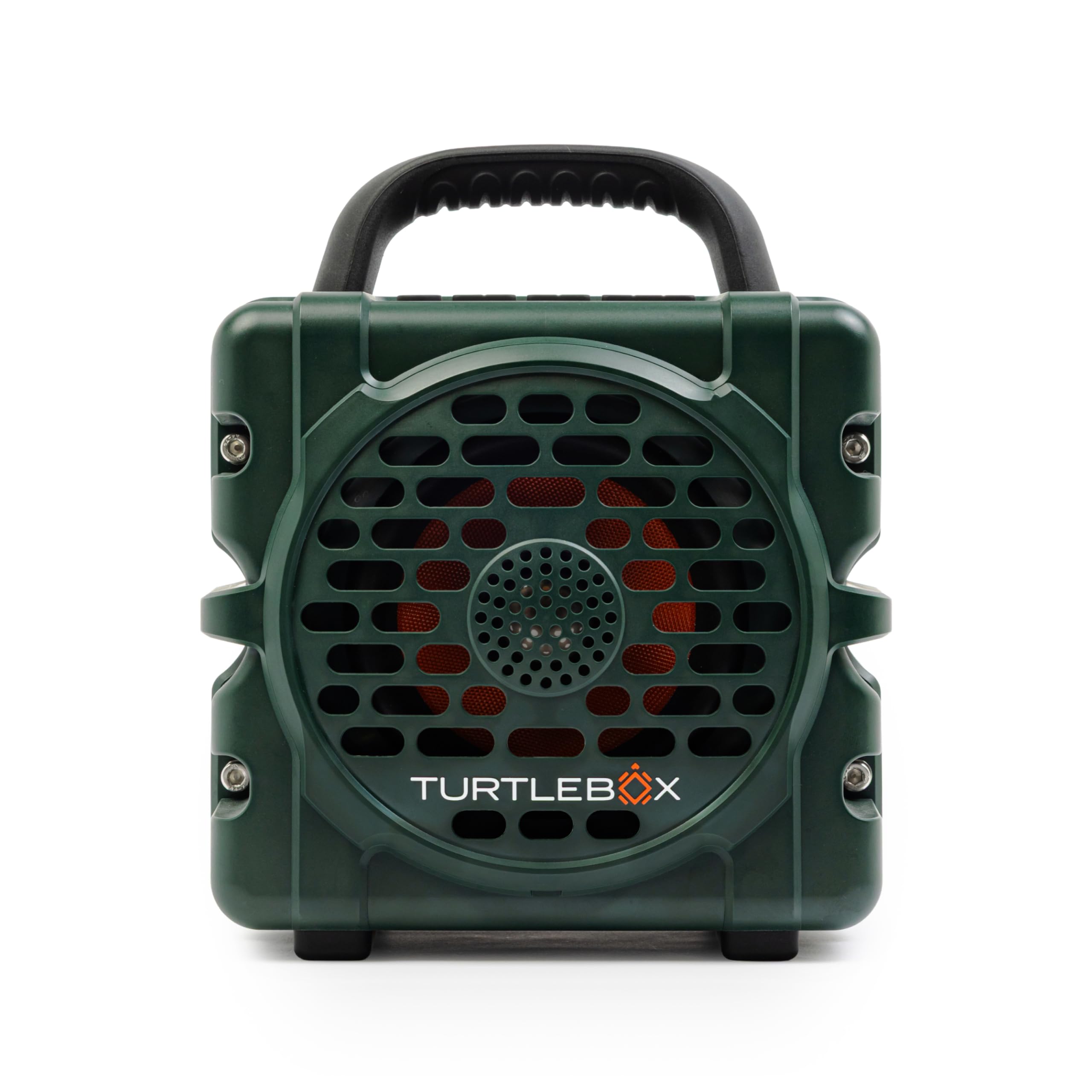 Turtlebox Cub Outdoor Bluetooth Speaker, Green | Compact Powerhouse, Rugged and Portable, Plays to 118dB, IP-67, 14hr+ Battery Life, Full Stereo Pairing