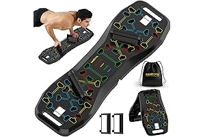 LALAHIGH 11-in-1 Push Up Stands for Kids, Foldable Push Up Bars with...