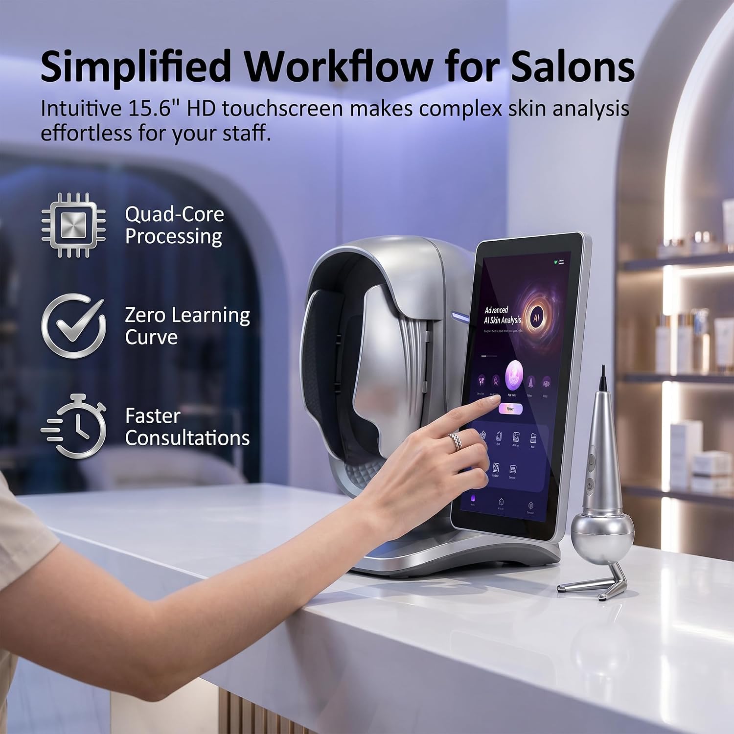 X3Pro-AI Skin Analysis Machine for Salon and Spa