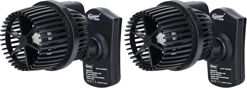 Bomba de Circulação para Aquário hygger 2100 GPH com Base Magnética, Submersível e Rotação de 360° – Pacote com 2