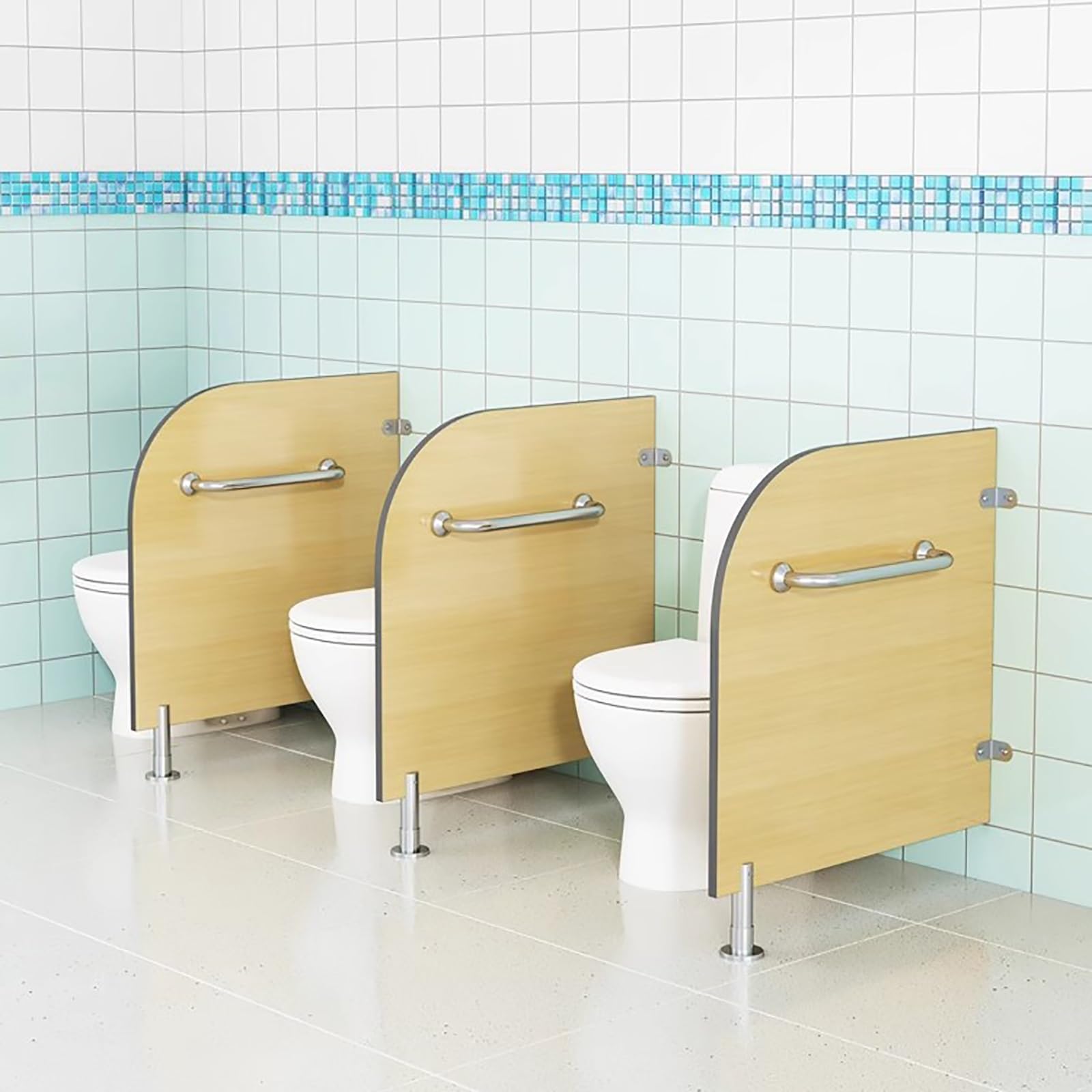Urinal-Trennwand für Herren, wasserdicht, für öffentliche Toiletten, Schulen und Einkaufszentren, 70 x 60 cm, Sichtschutz für Hygiene und Sicherheit